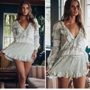 For Love and Lemons Ziggy Pintuck Dress